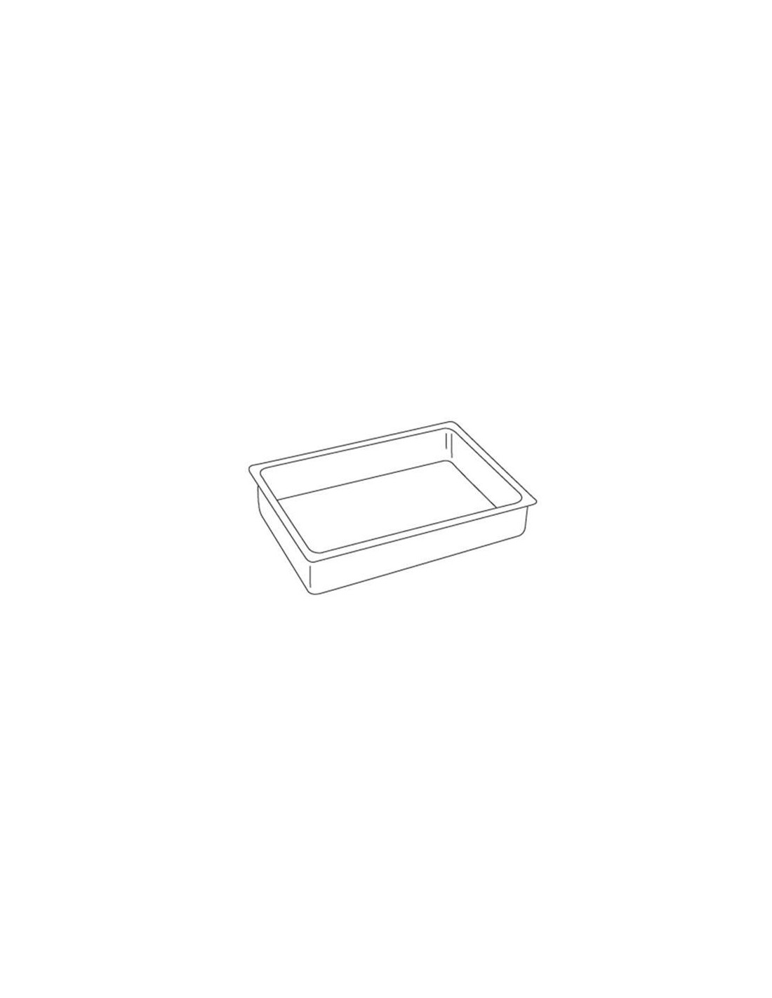 Inox tray GN1 / 1 Cm 32.5 x 53 x 6.5 For Tapas and Grantapas - Sushi and Gransushi - PLANET GN 1/1 and 1/1 GN PLANET BM - Cheffd