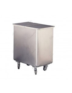 Tramoggia carrellata - Capacità 115 lt  - Cm 61 x 39.5 x...