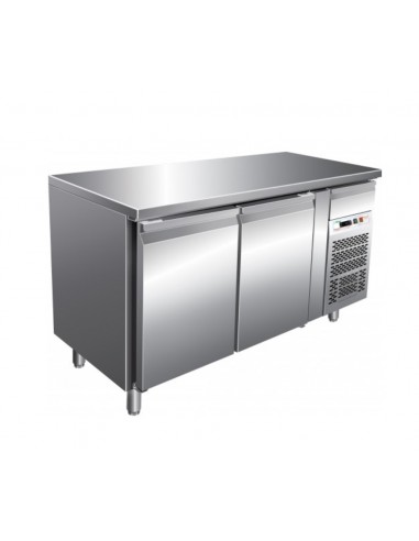 Refrigerated table - N.2 doors - cm 151 x 80 x 86 h