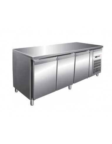 Tabla refrigerada - N.3 puertas - cm 220 x 80 x 86 h