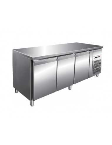 Refrigerated table - N.3 doors - cm 220 x 80 x...