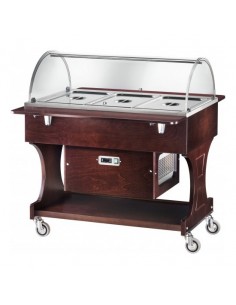 Carro refrigerado - Madera multicapa - Cupola - cm 111 x...