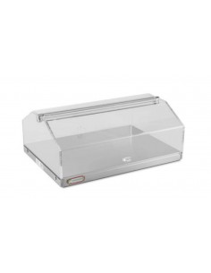 Vetrina neutra in plexiglass con 1 ripiano - Cm 50