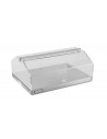 Neutral showcase - No. 1 floor - Stainless steel structure - Plexiglass sides and doors - Cm 50 x 35 x 20 h