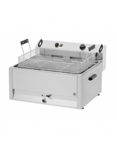 Pastry fryer - With tap -Capacity liters 16 - Three-phase feeding - Cm 53.5x43.5x39.5