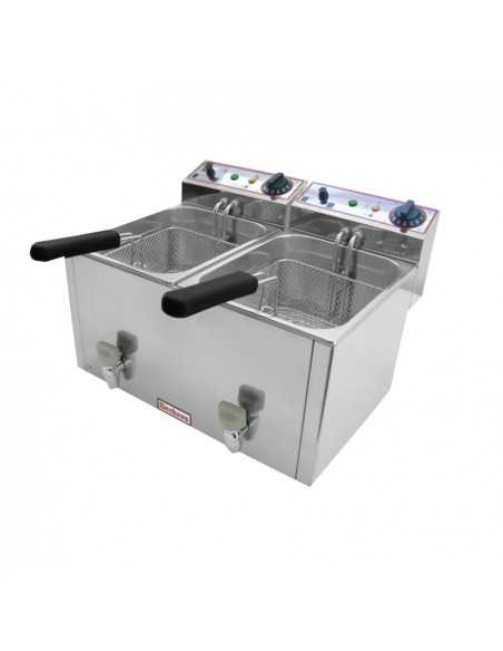 Electric fryer capacity Liters 8+8 cm 53 x 45 x 36 h