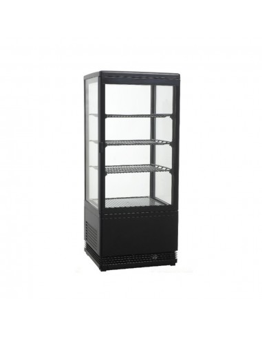 Refrigerator cabinet - Capacity Lt 78 - N.4 glass doors - cm 42.5 x 38 x 96h