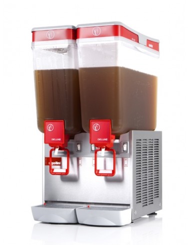 Refrigeratore bibite - Pompa a fontana - Capacità litri 12 + 12 - cm 36x47x57 h