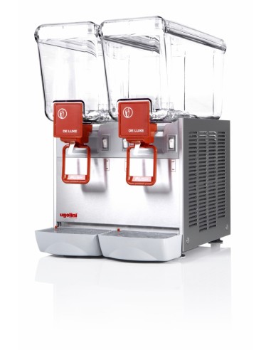 Refrigeratore bibite - Pompa a fontana - Capacità litri 20 + 20 - Monofase - cm 36x47x67 h