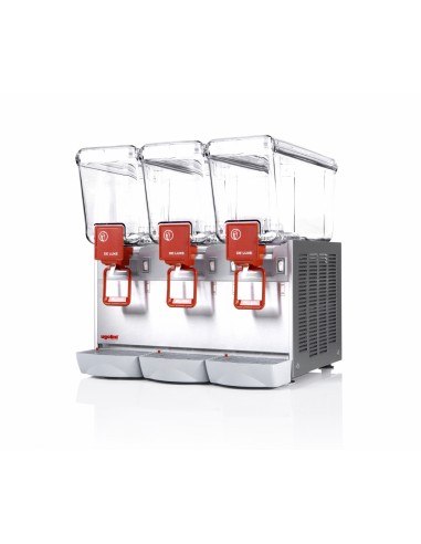 Refrigeratore bibite - Pompa a fontana - Capacità 3 x litri 20 - cm 54x47x67 h