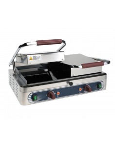 Piastra in vetroceramica con piano liscio cm 55 x 33 e coperchio liscio