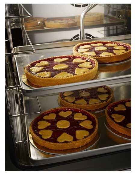 Electric convection ventilated oven with Indirect Steam 4 Baking Trays cm 60 x 40 - cm 78.4 x 75.4 x 63.4 h