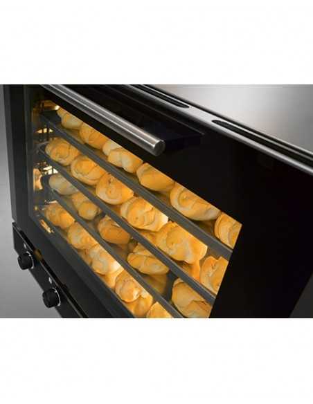 Electric Convection Oven with Direct Steam 4 Baking Trays cm 60 x 40 - cm 78.4 x 75.4 x 63.4 h