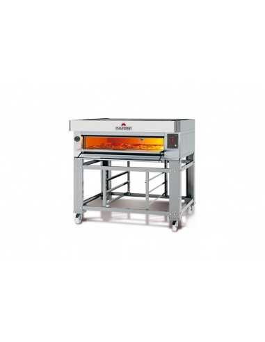 Electric pizza oven for 8 pizzas - cm 162 x 96 x 40h