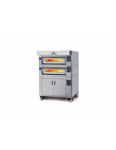 Electric pizza oven for 6 pizzas - cm 132 x 96 x 40h