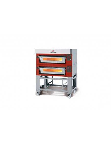 Electric pizza oven for 12 pizzas - cm 162 x 126 x 40 h