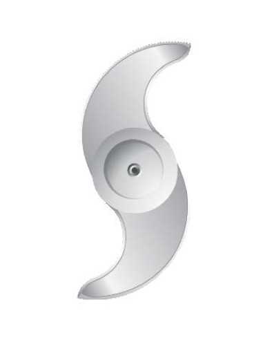 Complete hub dentate blades