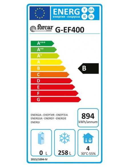 Armario de congelador - Capacidad lt 340 - cm 60 x 58.5 x 185.5 h