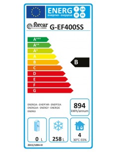 Armadio congelatore - Capacità  lt 340 - cm 60 x 58.5 x... 2