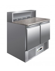 Banco pizza con 2 porte - cm 90 x 70 x 110 h 2