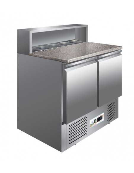 Pizza counter with 2 doors - cm 90 x 70 x 110 h Pizza counter with 2 doors - cm 90 x 70 x 110 h
