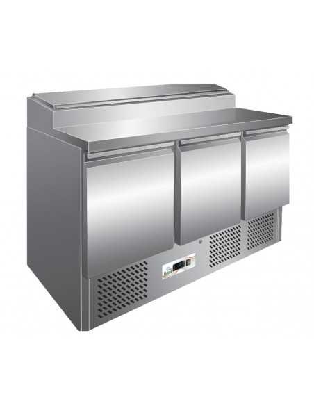 Refrigerated Salads - N. 3 doors - Veterina portaingredienti - cm 137 x 70 x 101 h