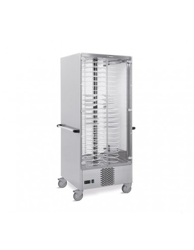 Refrigerated display case - N. 88 dishes (18÷ 24 Ø)- cm 83x77x190h