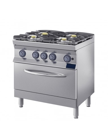 Gas cooker - Free fiamma - Gas oven - N.4 fires - cm 80 x 70 x 90 h