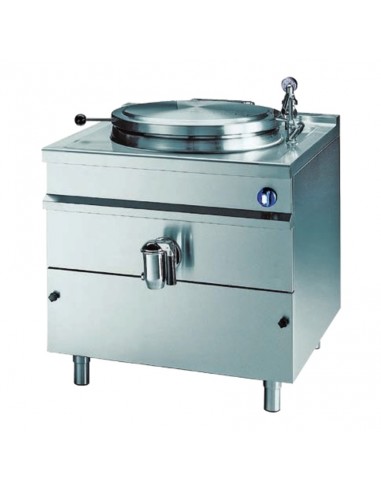 Gas indirected pots - Capacity lt 150 - Baking tank with base in AISI 316 - cm 80 x 90 x 85 h