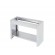 Open stainless steel support with bottom-top Dimensions cm 60 x 45 x 67.4 h