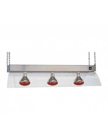 Infrared lamp - N.3 lamps - cm 104x53x24 h