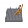 Interchangeable waffel plate - FORMA: 10 churros 2 x 21 x 1.6 cm - Cast iron