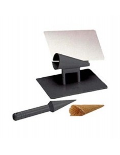 Forma de cono waffles molde