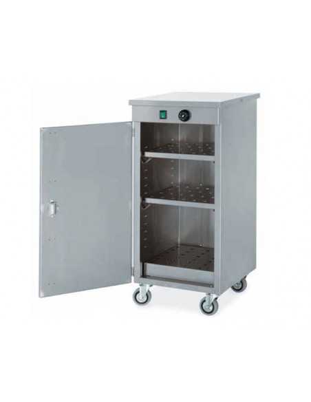 Flat warmer cabinet - N. 60 dishes - cm 42 x 46 x 94 h