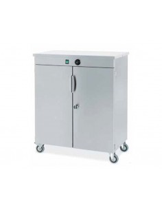 Armadio scaldapiatti - N. 100 piatti -  cm 77 x 46 x 80 h