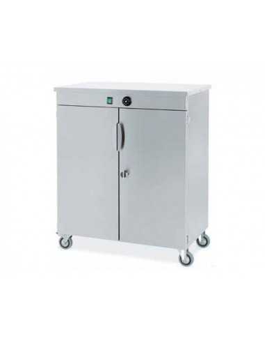 Flat warmer cabinet - N. 100 dishes -  cm 77 x 46 x 80 h