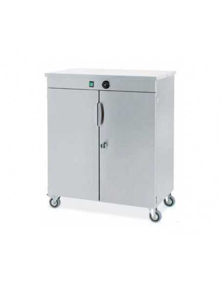 Flat warmer cabinet - N. 100 dishes -  cm 77 x 46 x 80 h