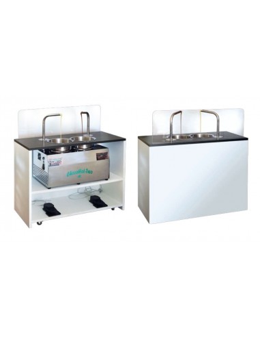 Mobile counter for Chocohot Two - Dimensions cm 115 x 55 x 90 h