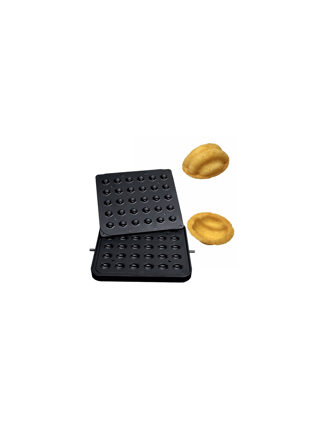 Plate walnut - mm Ø sup 42 x 35 - h 18 - side 3.5 - bottom 3.5 - Improper 30