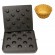 Plato de pastelito - mm Ø sup 50 - inf 35 - h 21 - side 4-5 - bottom 4 - Impronte 13