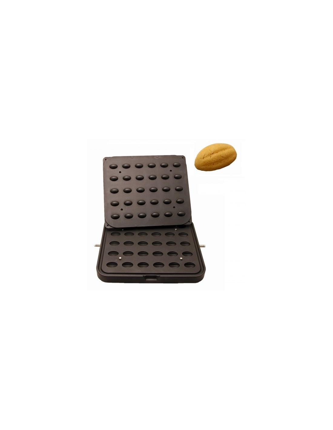 Smooth walnut plate - mm Ø sup 41 x 28 - h 15 - side 3 - bottom 4 -Imponte 30