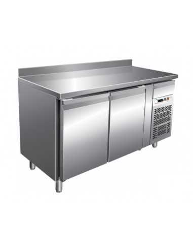 Tavolo refrigerato - N.2 porte - cm 151 x 80 x 86/96 h