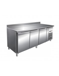 Refrigerated table - N.3 doors - cm 202 x 80 x 86/ 96 h