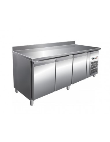 Refrigerated table - N.3 doors - cm 202 x 80 x 86/96 h