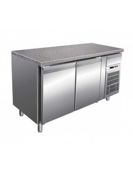 Tavolo refrigerato - N.2 porte - cm 150.5 x 80 x 87 h