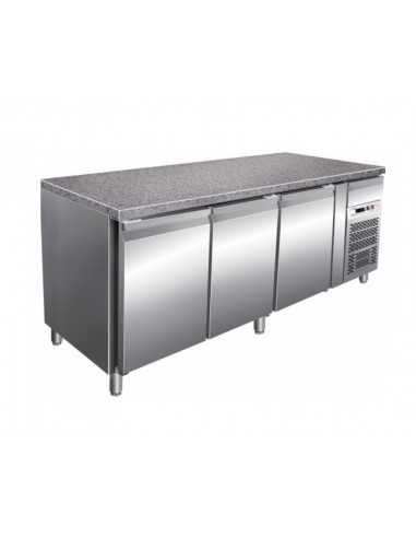 Refrigerated table - N. 3 doors - cm 200.5 x 80 x 87 h