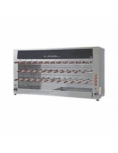 Churrasco elettrico - 35 Spade - 3 piani - cm 164 x 57 x...