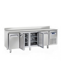 Refrigerated table - Alzatina - N. 4 doors - cm 225 x 70...