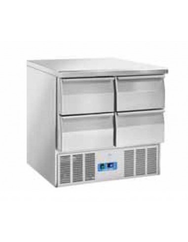 Saladette refrigerata - N. 4 cassetti - cm 90 x 70 x 88h