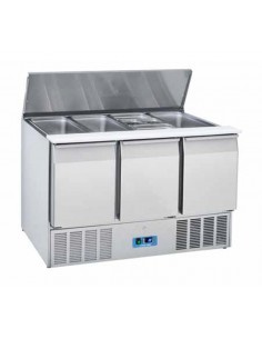 Refrigerated Saladette - N. 3 Doors - cm 136.5 x 70 x 88.3h